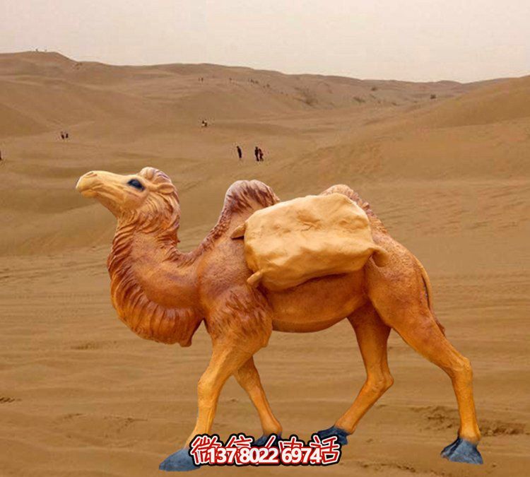 仿真駱駝雕塑，裝點(diǎn)園林廣場(chǎng)