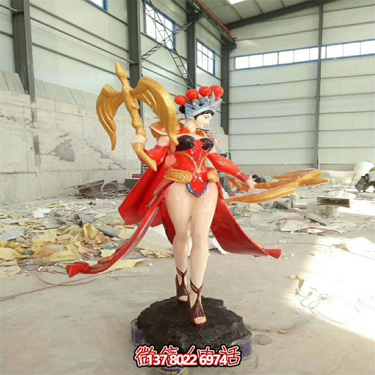 大型彩繪玻璃鋼擺件——用來(lái)裝點(diǎn)您的動(dòng)漫游戲人物主題電影院