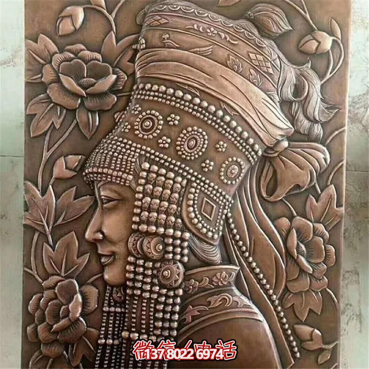 庭院裝飾大型紫銅浮雕壁畫(huà)