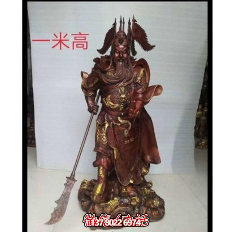 家居供奉招財(cái)九龍武財(cái)神雕塑