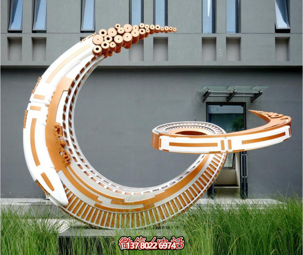 現代不銹鋼城市雕塑