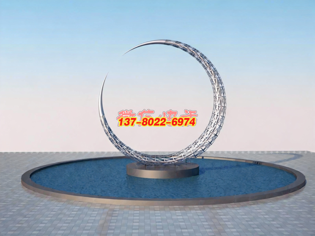 《月瀾織夢》：水境環(huán)縈間，鋼骨織就彎月穹廬的詩意回響